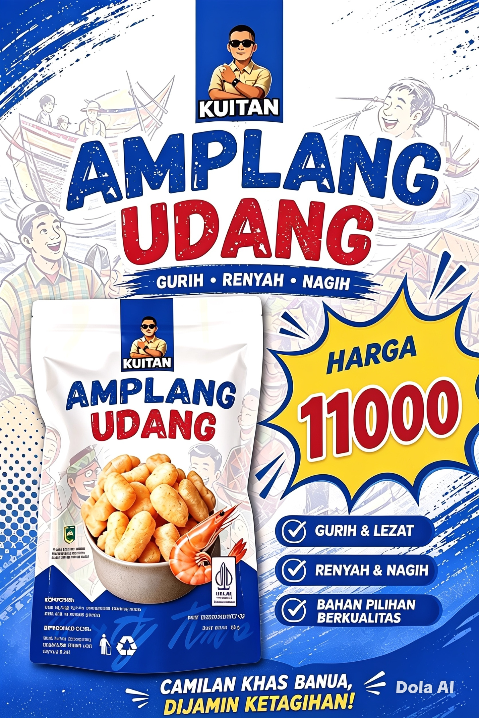 Amplang Udang