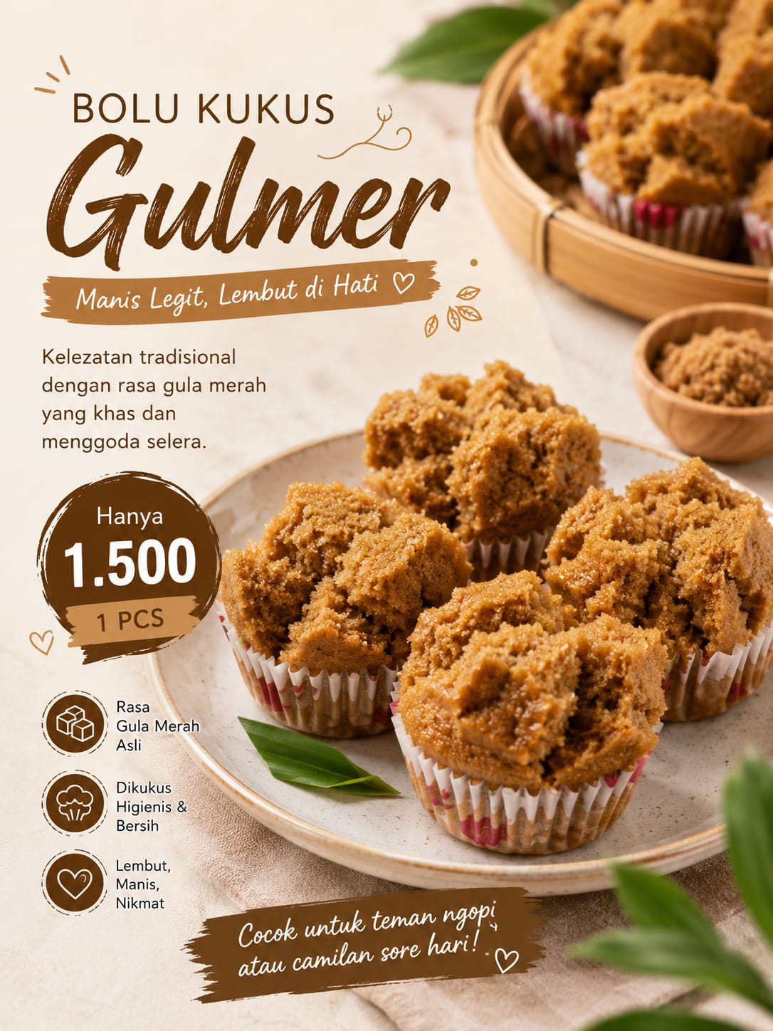 Kue Bolu Kukus Gulmer
