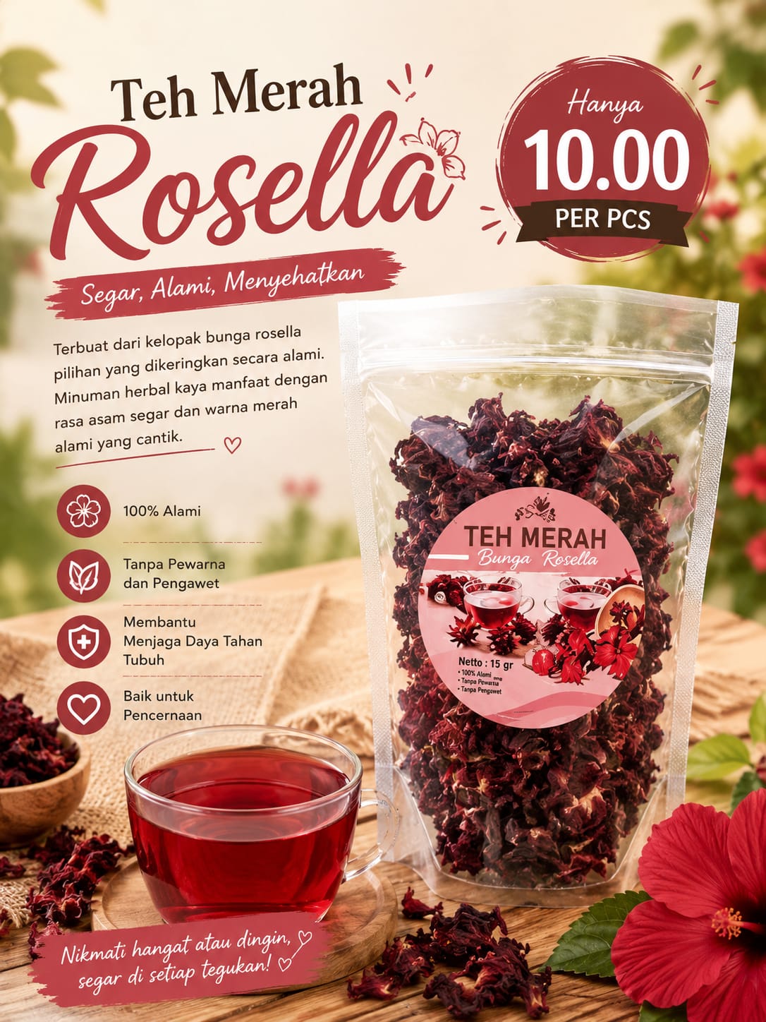 Teh Merah Bunga Rosella